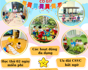 📣📣📣 Nhanh chân GHI DANH tham gia các dự án HÀNH TRÌNH KHÁM PHÁ BẢN THÂN – HÈ 2024 tại TRƯỜNG MẦM NON VƯỜN TÁO.