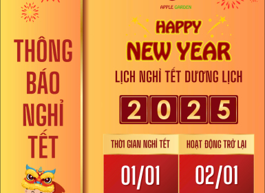**THÔNG BÁO NGHỈ TẾT DƯƠNG LỊCH 2025** 