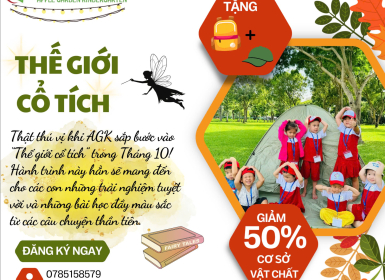 Thật thú vị khi AGK sắp bước vào “Thế giới cổ tích” trong Tháng 10!