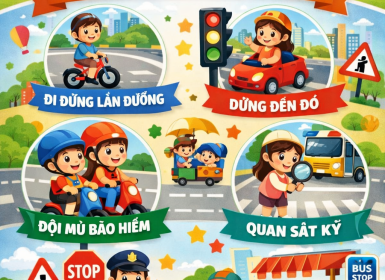 🚦🎉 HỘI THAO “BÉ VUI GIAO THÔNG” – THÁNG 3 AN TOÀN GIAO THÔNG 🎉🚦