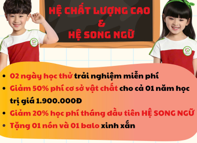 CHƯƠNG TRÌNH ƯU ĐÃI TUYỂN SINH THÁNG 11