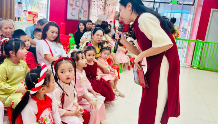  “TẾT VUI GẮN KẾT – XUÂN HỒNG YÊU THƯƠNG” RỘN RÀNG TẠI MẦM NON VƯỜN TÁO