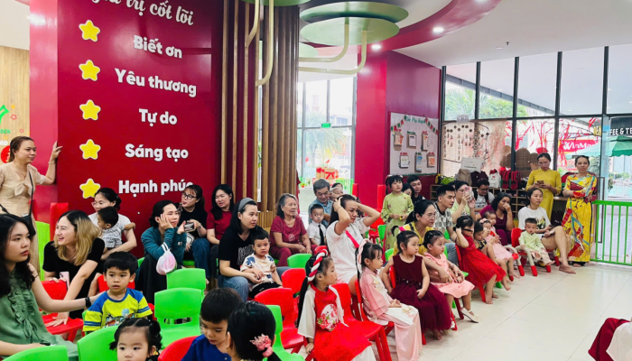  “TẾT VUI GẮN KẾT – XUÂN HỒNG YÊU THƯƠNG” RỘN RÀNG TẠI MẦM NON VƯỜN TÁO