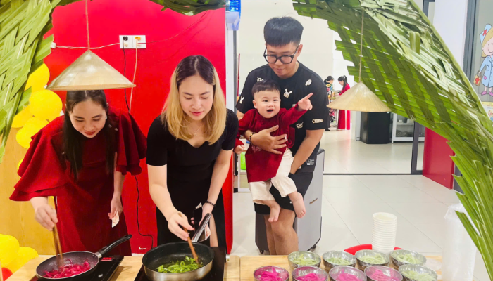  “TẾT VUI GẮN KẾT – XUÂN HỒNG YÊU THƯƠNG” RỘN RÀNG TẠI MẦM NON VƯỜN TÁO