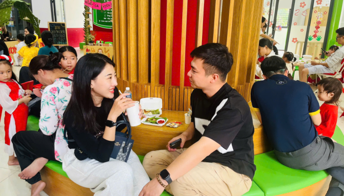  “TẾT VUI GẮN KẾT – XUÂN HỒNG YÊU THƯƠNG” RỘN RÀNG TẠI MẦM NON VƯỜN TÁO