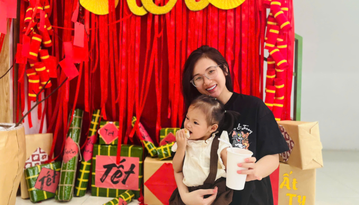  “TẾT VUI GẮN KẾT – XUÂN HỒNG YÊU THƯƠNG” RỘN RÀNG TẠI MẦM NON VƯỜN TÁO