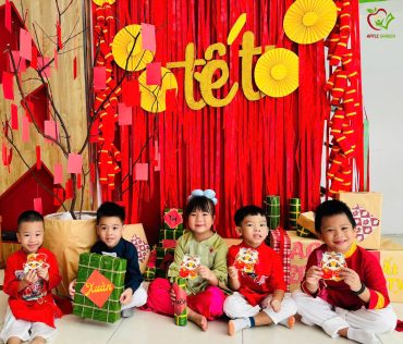 TẾT YÊU THƯƠNG – BÉ RẠNG RỠ TRONG ÁO DÀI TRUYỀN THỐNG TẠI MẦM NON VƯỜN TÁO